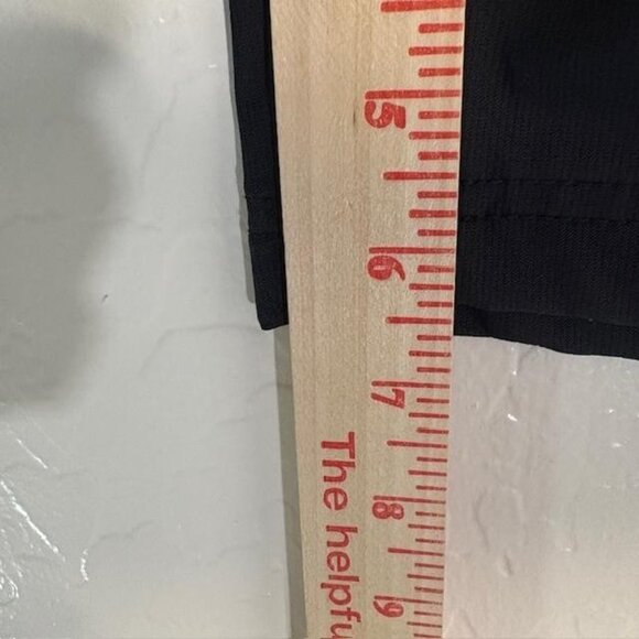 ASRV Shorts Mens Medium Black Tetra Training Gym Athletic Lined Zip Pockets - Picture 9 of 9